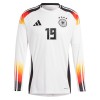 Tyskland Sane 19 Hjemme EM 2024 - Herre Langermet Fotballdrakt